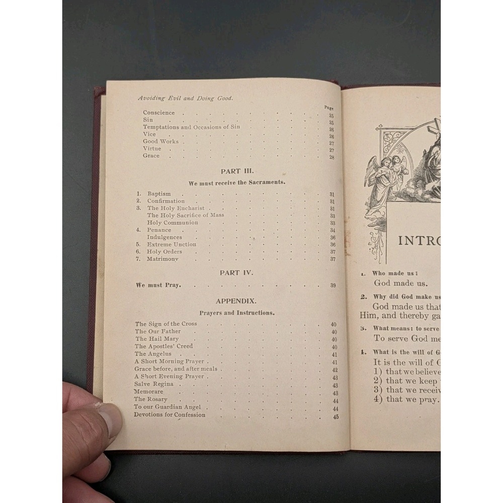 A Catechism for the Catholic Parochial Schools of the United States 1928 - Picture 4 of 8